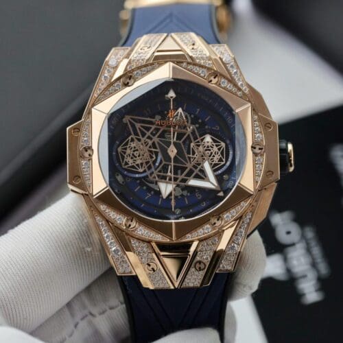 Hublot Big Bang Sang Bleu II King Gold Blue 44mm by HB Factory